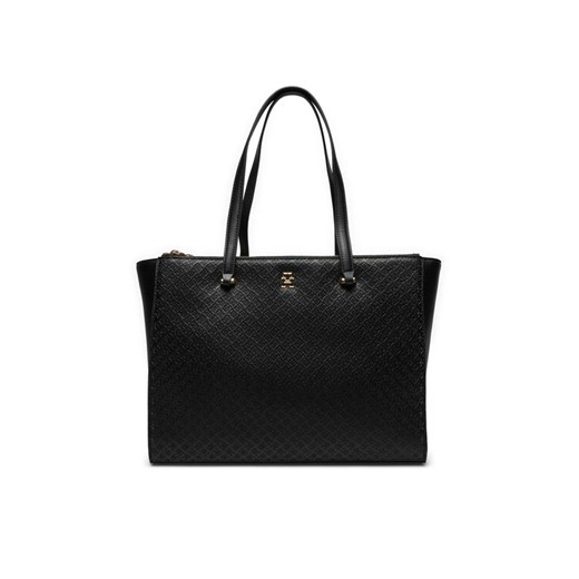 Tommy Hilfiger Torebka AW0AW16948 Czarny ze sklepu MODIVO w kategorii Torby Shopper bag - zdjęcie 182754816
