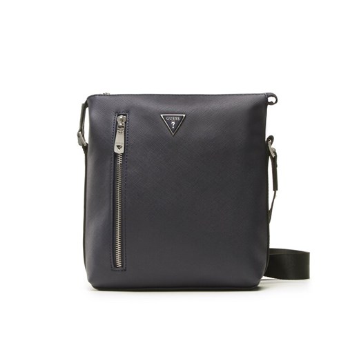 Guess Saszetka Certosa Saffiano Smart HMECSA P3299 Granatowy ze sklepu MODIVO w kategorii Saszetki - zdjęcie 182754849