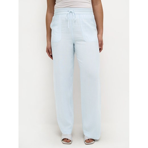Kaffe Spodnie materiałowe Milia 10508314 Błękitny Loose Fit ze sklepu MODIVO w kategorii Spodnie damskie - zdjęcie 182754899