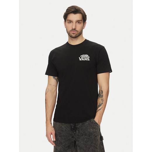 Vans T-Shirt Sneaky VN000M3Y Czarny Regular Fit ze sklepu MODIVO w kategorii T-shirty męskie - zdjęcie 182754917