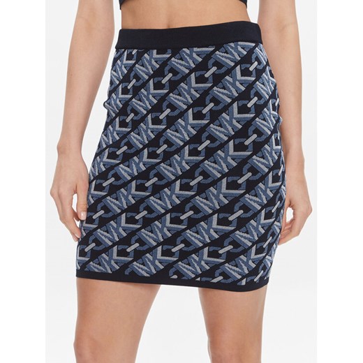 MICHAEL Michael Kors Spódnica mini MR470BM9Z6 Granatowy Slim Fit ze sklepu MODIVO w kategorii Spódnice - zdjęcie 182754939