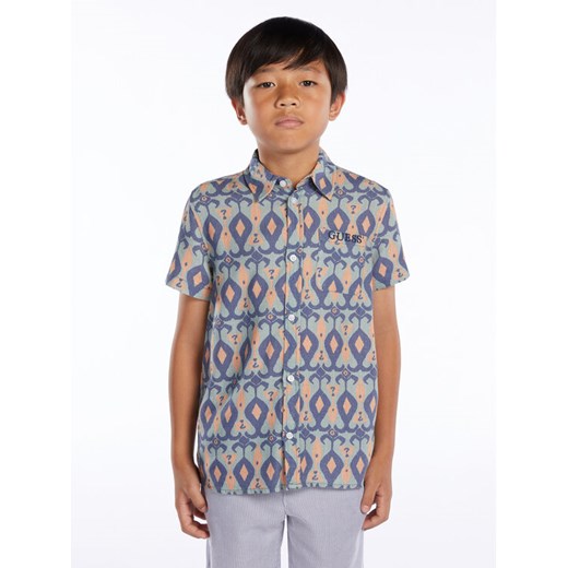 Guess Koszula L3GH02 WFBT0 Niebieski Regular Fit ze sklepu MODIVO w kategorii Koszule chłopięce - zdjęcie 182754985