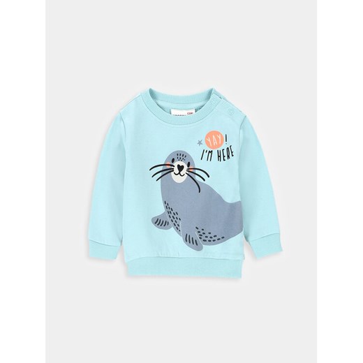 Coccodrillo Bluza ZC2143103ARN Błękitny Regular Fit ze sklepu MODIVO w kategorii Bluzy i swetry - zdjęcie 182755016