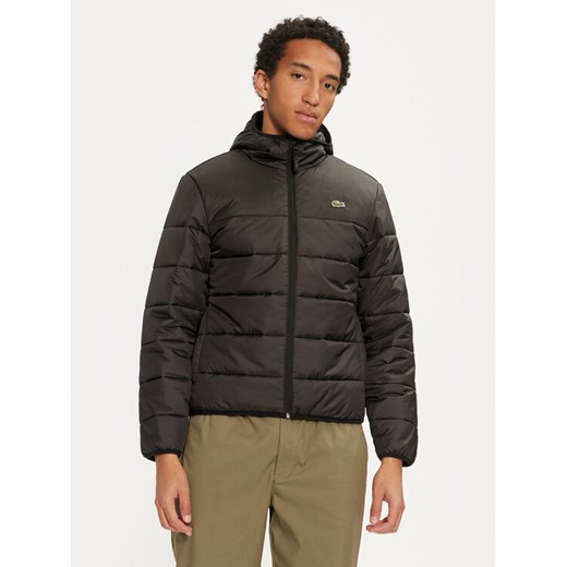 Lacoste Kurtka przejściowa BH6763 Czarny Regular Fit ze sklepu MODIVO w kategorii Kurtki męskie - zdjęcie 182755038