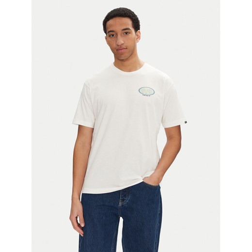 Vans T-Shirt Road Stop VN000M67 Écru Regular Fit ze sklepu MODIVO w kategorii T-shirty męskie - zdjęcie 182755057