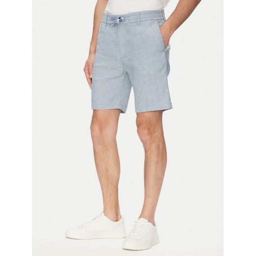BOSS Szorty materiałowe 50536863 Niebieski Tapered Fit ze sklepu MODIVO w kategorii Spodenki męskie - zdjęcie 182755118