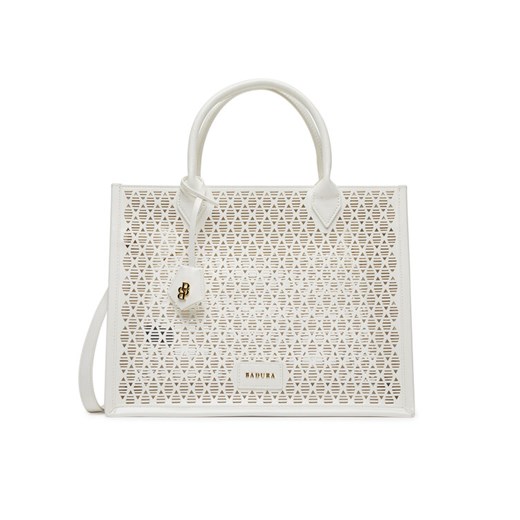 Badura Torebka WENN-02 Biały ze sklepu MODIVO w kategorii Torby Shopper bag - zdjęcie 182755157