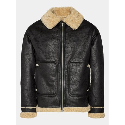BDG Urban Outfitters Kurtka z imitacji skóry Shearling Aviator 77394369 Czarny Oversize ze sklepu MODIVO w kategorii Kurtki damskie - zdjęcie 182755177
