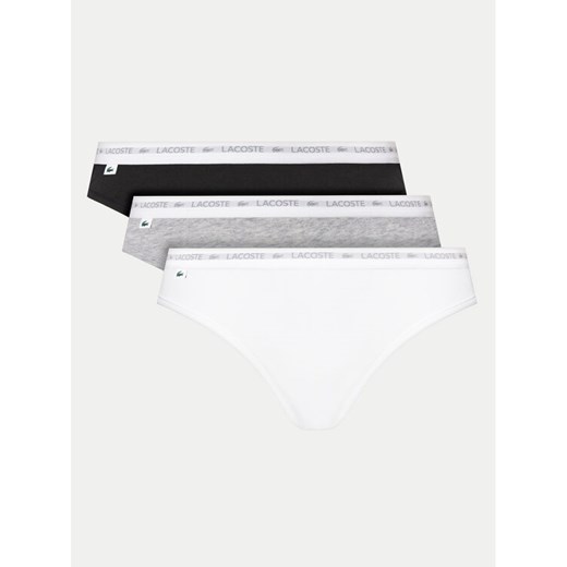 Lacoste Komplet 3 par fig klasycznych 8F1338 Kolorowy ze sklepu MODIVO w kategorii Majtki damskie - zdjęcie 182755275