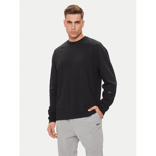 Reebok Bluza Active Collective 100075746 Czarny Regular Fit ze sklepu MODIVO w kategorii Bluzy męskie - zdjęcie 182755328