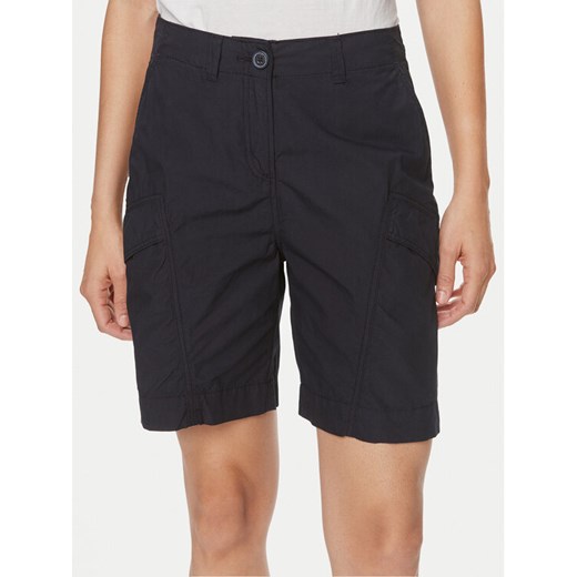 Napapijri Szorty materiałowe Narin NP0A4H8H Granatowy Loose Fit ze sklepu MODIVO w kategorii Szorty - zdjęcie 182755355