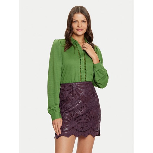 Vila Koszula Carmena 14102290 Zielony Regular Fit ze sklepu MODIVO w kategorii Koszule damskie - zdjęcie 182755386