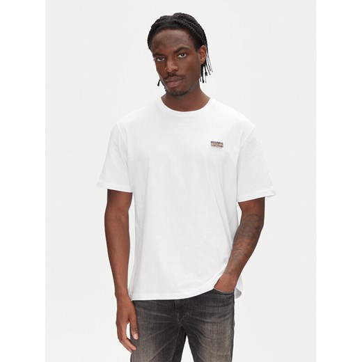 Just Cavalli T-Shirt 78OAHE11 Biały Regular Fit Just Cavalli S MODIVO