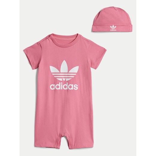 adidas Romper Gift Set IY0748 Różowy Loose Fit ze sklepu MODIVO w kategorii Odzież dla niemowląt - zdjęcie 182755509