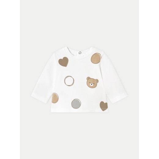 Mayoral Bluzka 1071 Biały Regular Fit ze sklepu MODIVO w kategorii Bluzy i swetry - zdjęcie 182755535