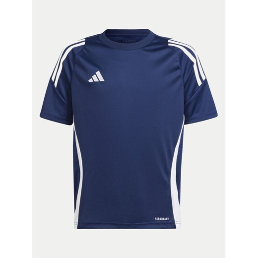 adidas Koszulka techniczna Tiro 24 Jersey IS1029 Granatowy Slim Fit ze sklepu MODIVO w kategorii T-shirty chłopięce - zdjęcie 182755596