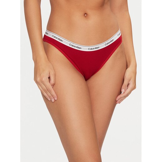 Calvin Klein Underwear Figi klasyczne 000QD5044E Czerwony ze sklepu MODIVO w kategorii Majtki damskie - zdjęcie 182755747