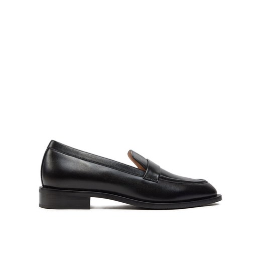 Stuart Weitzman Lordsy Palmer Sleek S5980 Czarny ze sklepu MODIVO w kategorii Lordsy damskie - zdjęcie 182755795