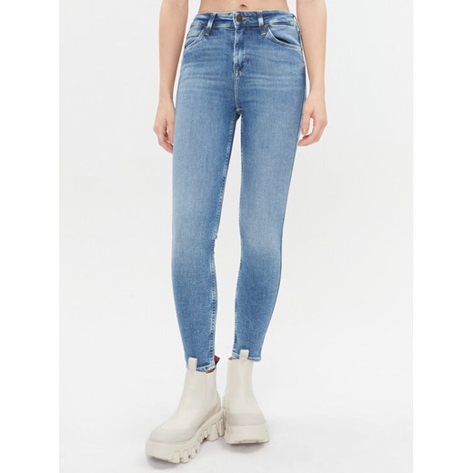 Lee Jeansy 112341962 Niebieski Skinny Fit ze sklepu MODIVO w kategorii Jeansy damskie - zdjęcie 182755847