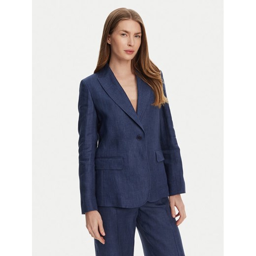 Weekend Max Mara Marynarka Nalut 2515041012 Granatowy Regular Fit ze sklepu MODIVO w kategorii Marynarki damskie - zdjęcie 182755888