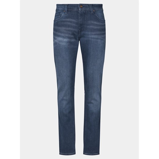 Mustang Jeansy Vegas 1013231 Granatowy Slim Fit ze sklepu MODIVO w kategorii Jeansy męskie - zdjęcie 182755905