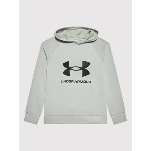 Under Armour Bluza Rival Fleece 1357585 Szary Relaxed Fit ze sklepu MODIVO w kategorii Bluzy chłopięce - zdjęcie 182755928