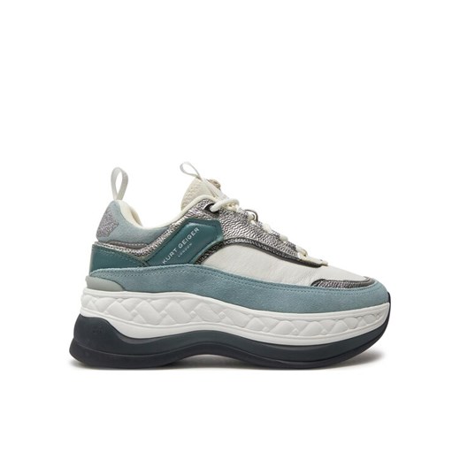 Kurt Geiger Sneakersy Kensington Pump Sneaker 1290186619 Niebieski ze sklepu MODIVO w kategorii Buty sportowe damskie - zdjęcie 182755986
