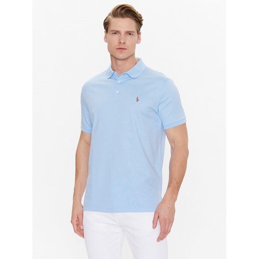 Polo Ralph Lauren Polo 710713130005 Niebieski Slim Fit ze sklepu MODIVO w kategorii T-shirty męskie - zdjęcie 182756017