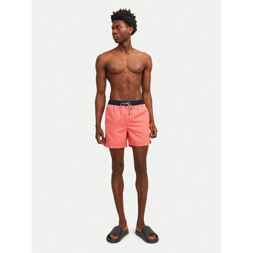 Jack&Jones Szorty kąpielowe Fiji 12253129 Różowy Regular Fit ze sklepu MODIVO w kategorii Kąpielówki - zdjęcie 182756108