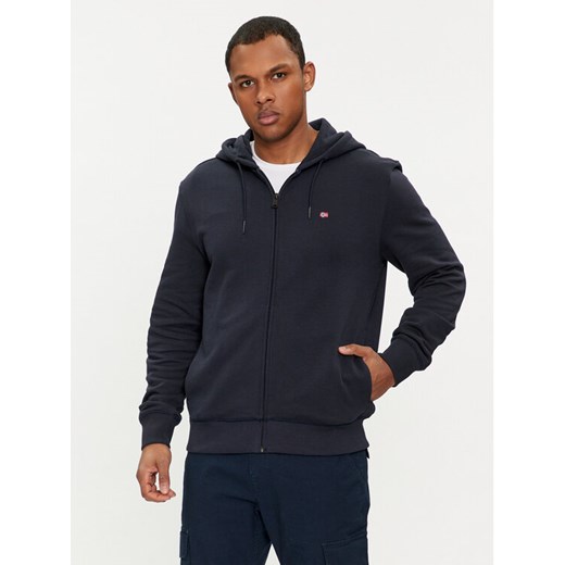 Napapijri Bluza Balis NP0A4HHV Granatowy Regular Fit ze sklepu MODIVO w kategorii Bluzy męskie - zdjęcie 182756117