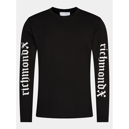 Richmond X Longsleeve Hairiti UMP24139TS Czarny Regular Fit ze sklepu MODIVO w kategorii T-shirty męskie - zdjęcie 182756127