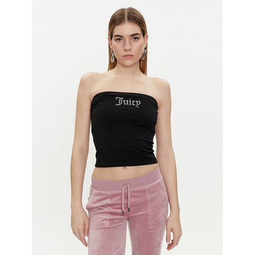 Juicy Couture Top Babey JCWCT23310 Czarny Slim Fit ze sklepu MODIVO w kategorii Bluzki damskie - zdjęcie 182756197
