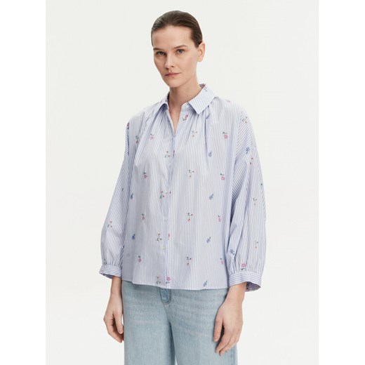 Weekend Max Mara Koszula Gilly 2515111132 Błękitny Relaxed Fit ze sklepu MODIVO w kategorii Koszule damskie - zdjęcie 182756218
