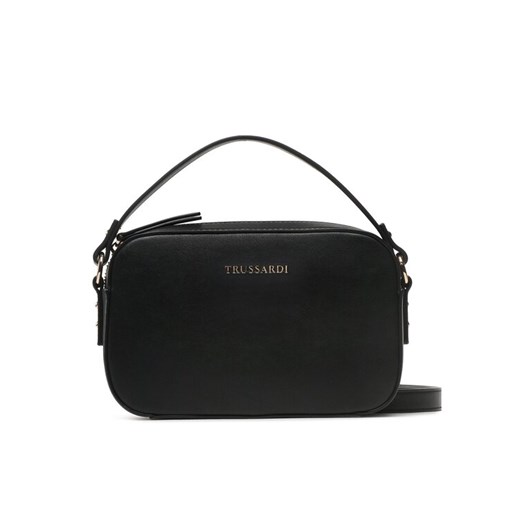 Trussardi Torebka Lisbona Camera Bag 75B01533 Czarny ze sklepu MODIVO w kategorii Listonoszki - zdjęcie 182756245