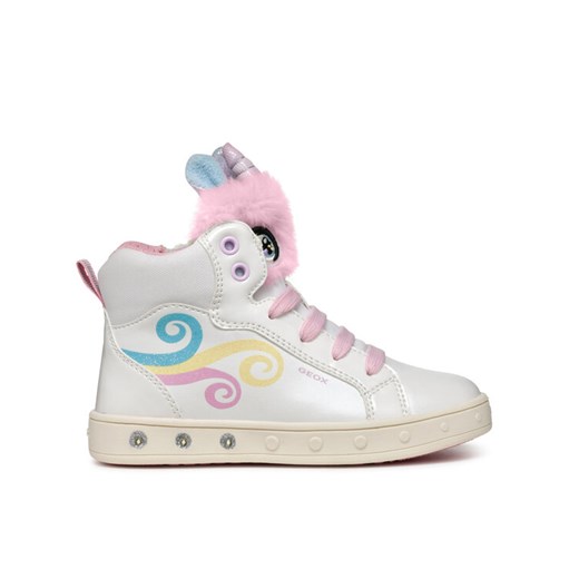 Geox Sneakersy J Skylin Girl J468WA 0NFBH C0653 D Biały Geox 34 MODIVO