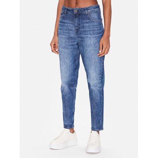 Mustang Jeansy Charlotte 1013597 Granatowy Mom Fit ze sklepu MODIVO w kategorii Jeansy damskie - zdjęcie 182756268