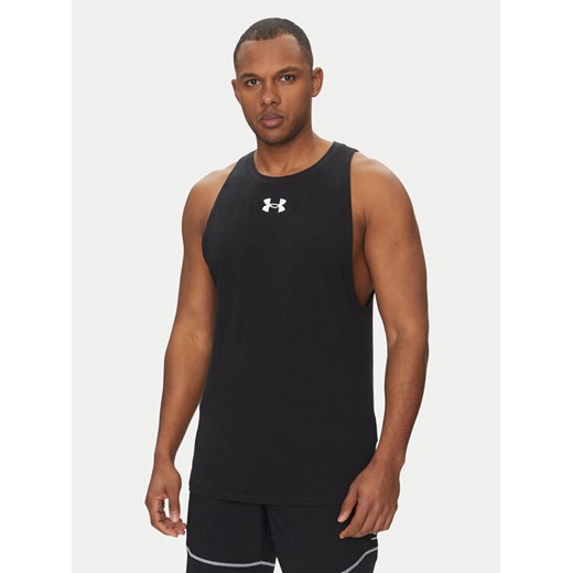 Under Armour Tank top Zone 1361901 Czarny Loose Fit ze sklepu MODIVO w kategorii T-shirty męskie - zdjęcie 182756297