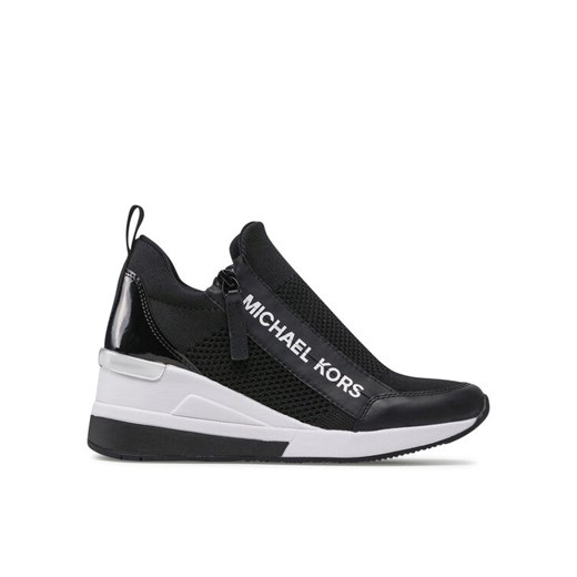 MICHAEL Michael Kors Sneakersy Willis Wedge Trainer 43S2WIFS1D Czarny ze sklepu MODIVO w kategorii Buty sportowe damskie - zdjęcie 182756306