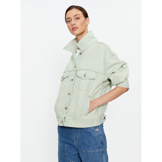 Levi's® Kurtka jeansowa 90's A1743-0025 Zielony Relaxed Fit ze sklepu MODIVO w kategorii Kurtki damskie - zdjęcie 182756379