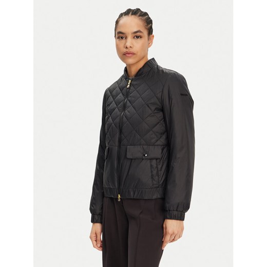 Geox Kurtka bomber Amabel W5520F T3132 F9000 Czarny Regular Fit ze sklepu MODIVO w kategorii Kurtki damskie - zdjęcie 182756386