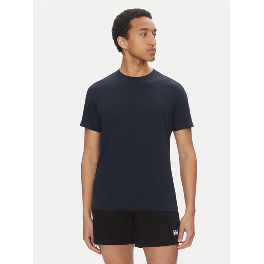 Helly Hansen T-Shirt Crew 34551 Granatowy Regular Fit ze sklepu MODIVO w kategorii T-shirty męskie - zdjęcie 182756389