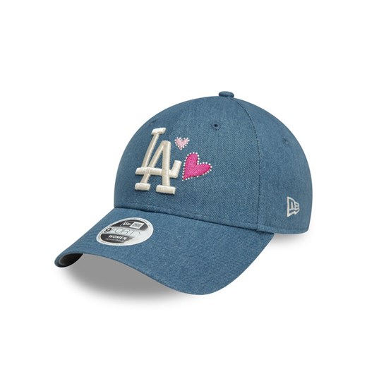 New Era Czapka z daszkiem Los Angeles Dodgers Denim Icon 9Forty 60595350 Niebieski ze sklepu MODIVO w kategorii Czapki z daszkiem damskie - zdjęcie 182756498