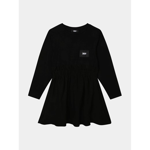 DKNY Sukienka codzienna D32895 S Czarny Regular Fit ze sklepu MODIVO w kategorii Sukienki dziewczęce - zdjęcie 182756547
