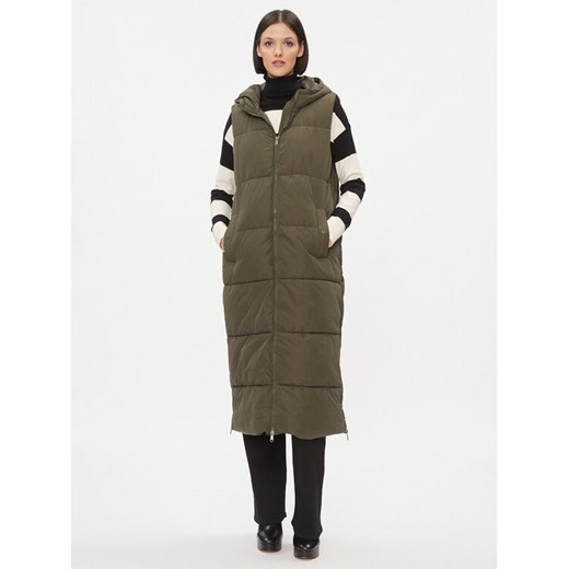 JDY Bezrękawnik Thunder 15300253 Khaki Regular Fit ze sklepu MODIVO w kategorii Kamizelki damskie - zdjęcie 182756548