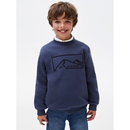 Mayoral Bluza 7.421 Granatowy Regular Fit ze sklepu MODIVO w kategorii Bluzy chłopięce - zdjęcie 182756586