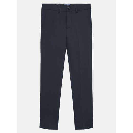 Jack&Jones Junior Spodnie materiałowe Solar 12203547 Granatowy Slim Fit ze sklepu MODIVO w kategorii Spodnie chłopięce - zdjęcie 182756588