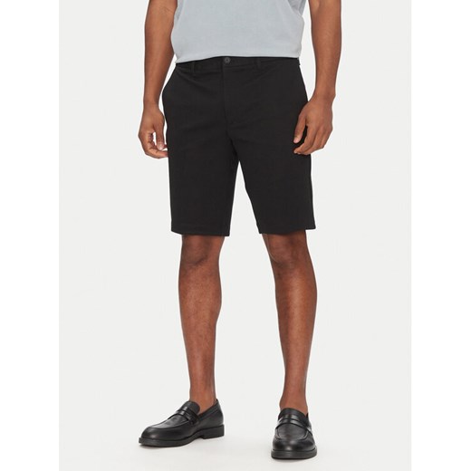 BOSS Szorty materiałowe S_Commuter-J 50511436 Czarny Slim Fit ze sklepu MODIVO w kategorii Spodenki męskie - zdjęcie 182756709