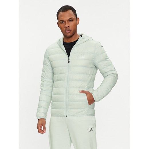 EA7 Emporio Armani Kurtka puchowa 8NPB02 PN29Z 1133 Zielony Regular Fit ze sklepu MODIVO w kategorii Kurtki męskie - zdjęcie 182756726