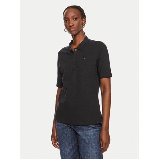 Tommy Hilfiger Polo WW0WW43224 Granatowy Regular Fit ze sklepu MODIVO w kategorii Bluzki damskie - zdjęcie 182756728