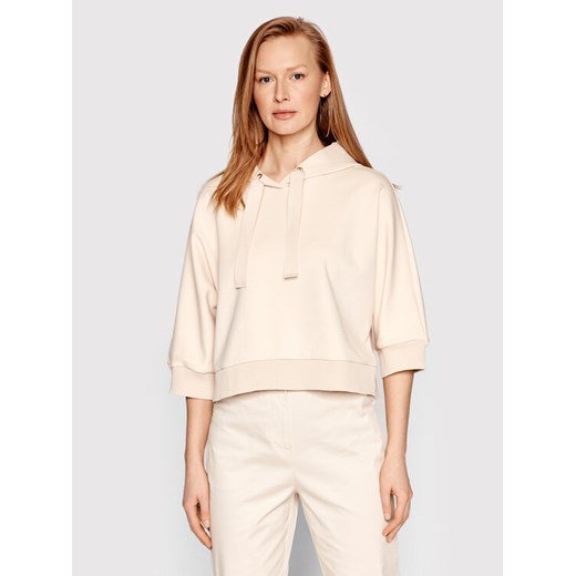 Sisley Bluza 3IPRL5003 Beżowy Regular Fit ze sklepu MODIVO w kategorii Bluzy damskie - zdjęcie 182756745